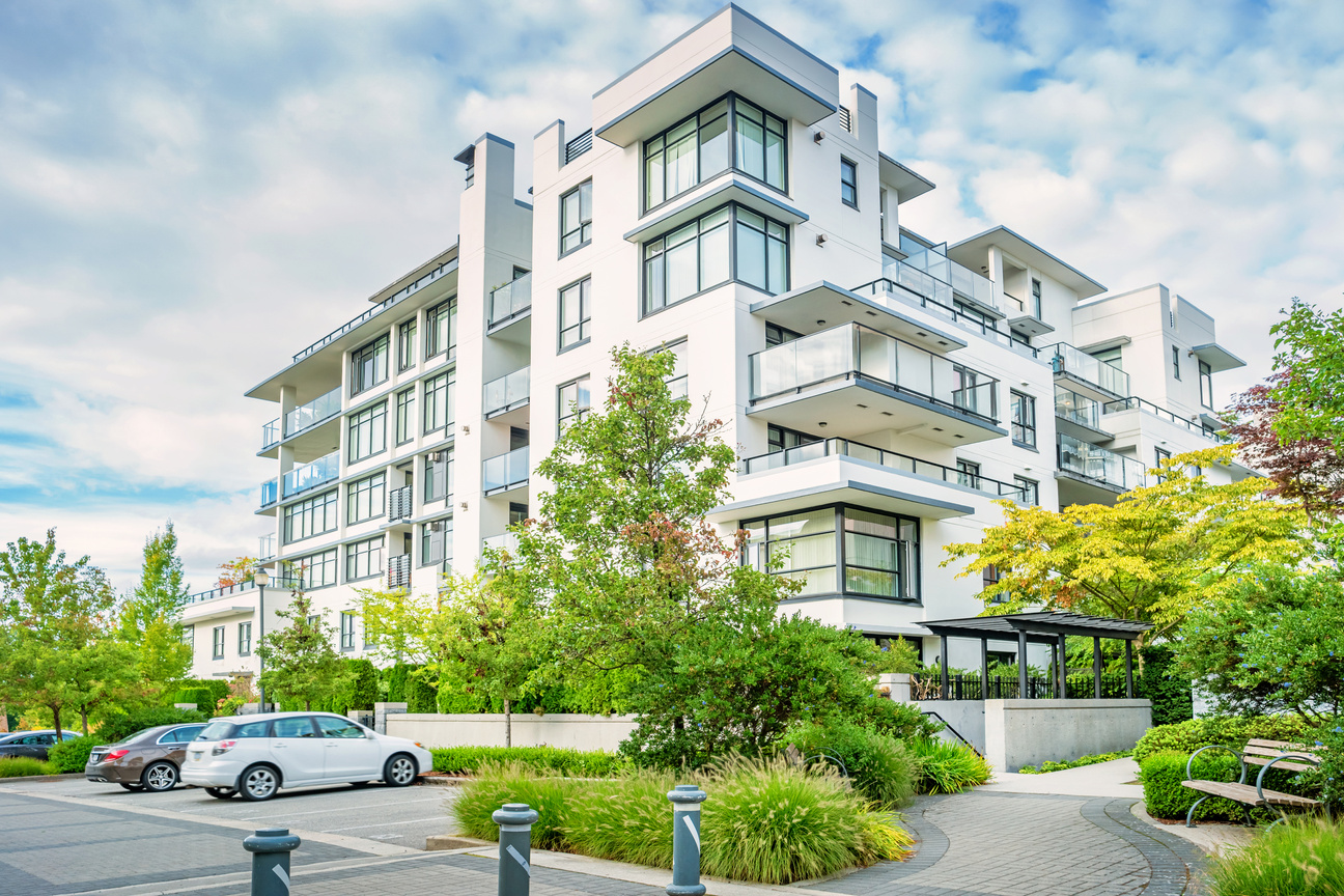 New condo building in Vancouver Canada